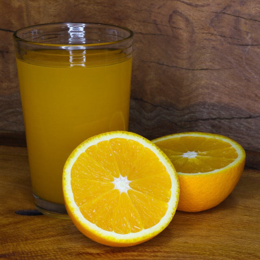 תפוז ולנסיה כוס מיץ